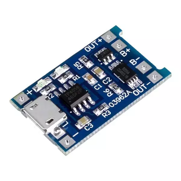 ماژول شارژر باتری لیتیوم سه چیپ TYPE C TP4056