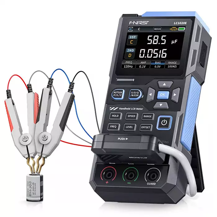 دستگاه LCR متر و ESR دیجیتال فینرسی مدل FNIRSI LC1020E