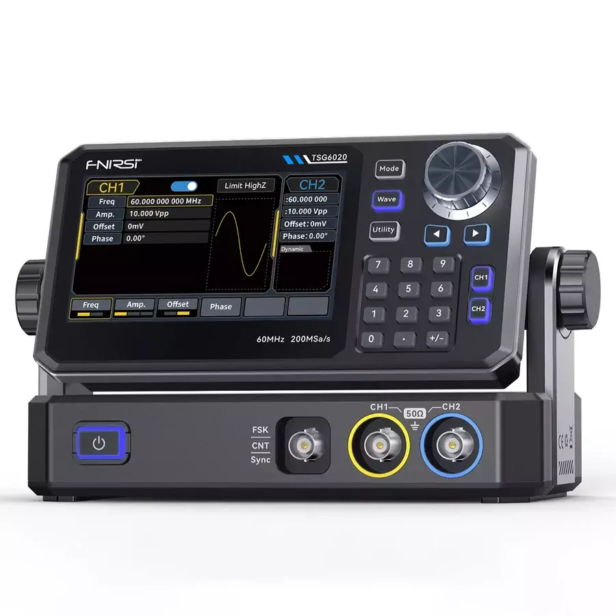 سیگنال ژنراتور دو کاناله فینرسی مدل FNIRSI TSG6020