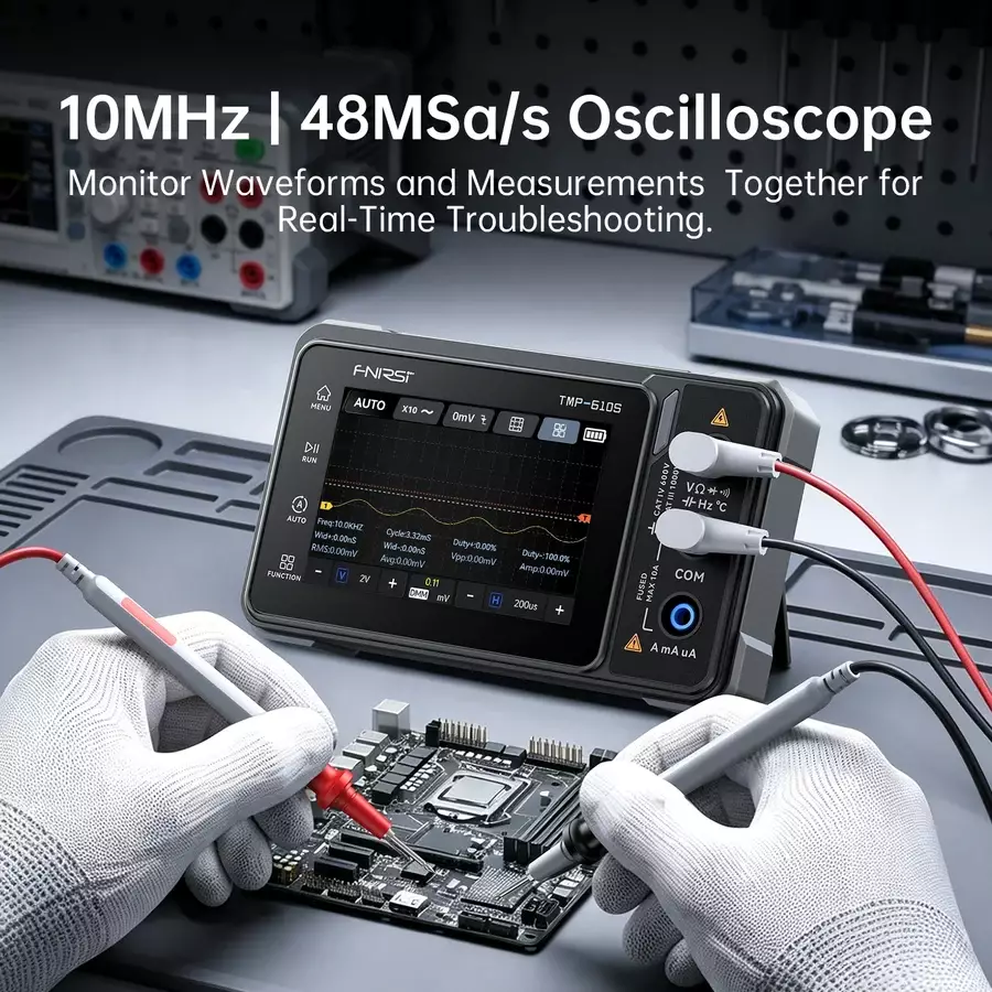 مولتی‌ متر سه‌ کاره فینرسی مدل FNIRSI TMP-610S