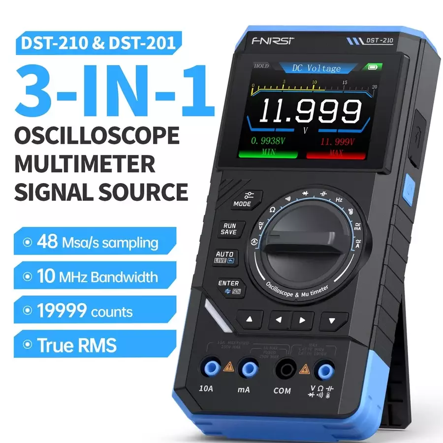 مولتی‌متر دستی فینرسی 3 در 1 مدل FNIRSI DST-210